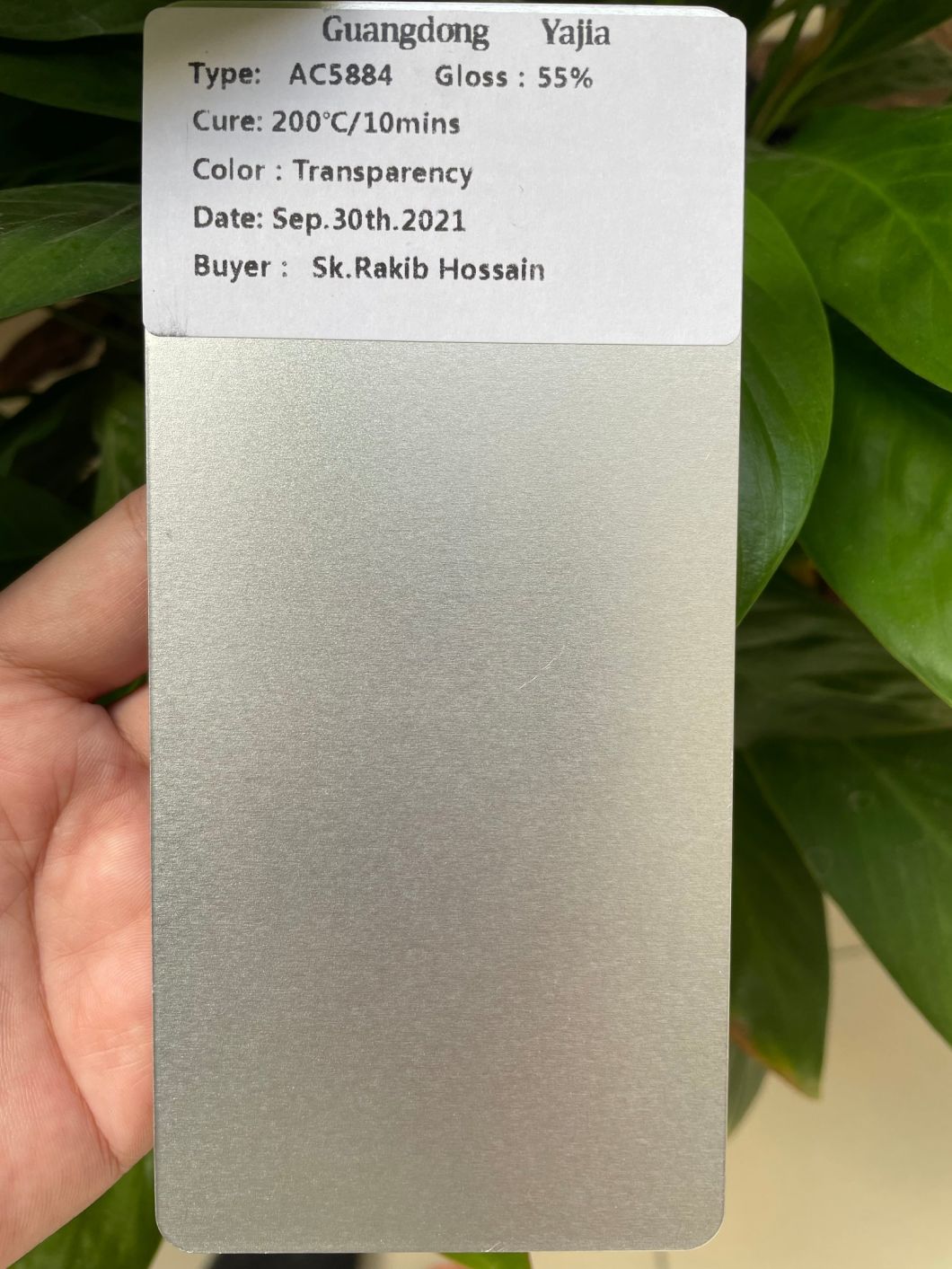 China Suppliers Excellent Adhesion Green Effect Metallic Powder Paint Coating