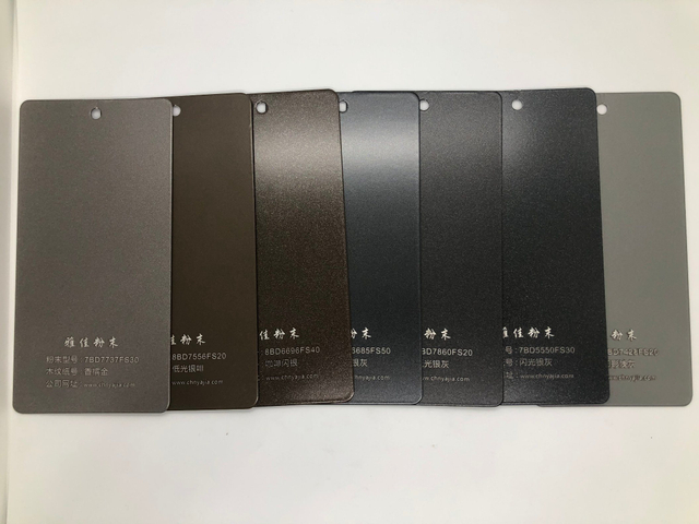 Factory Supply High Gloss and Smooth Ral Color Custom Metallic Powder Coating Spray for Metal Products Surface Powdercoating
