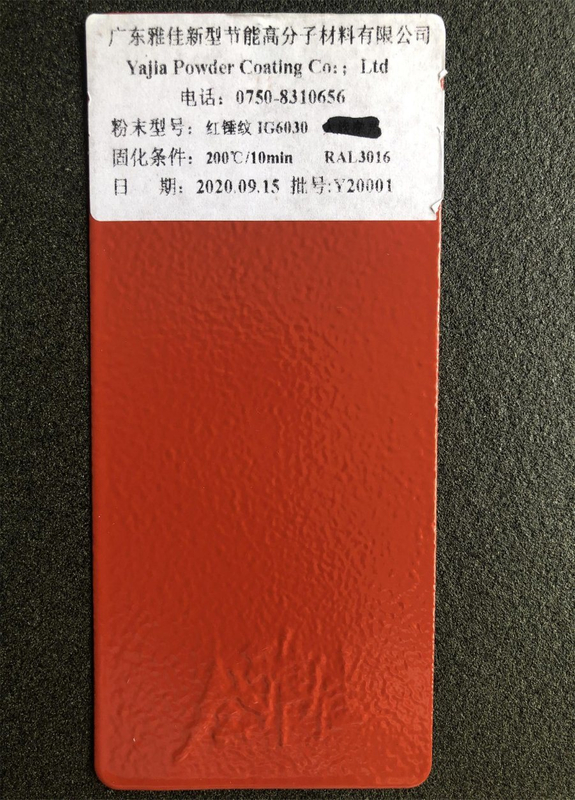 1 Lb Red Wrinkle Powder Coating Paint - Qualicoat, For Metal & Aluminum, Heat Resistant