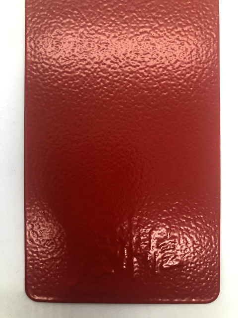 Red Color Wrinkle Effect Epoxy Polyester Powder Coating Paint