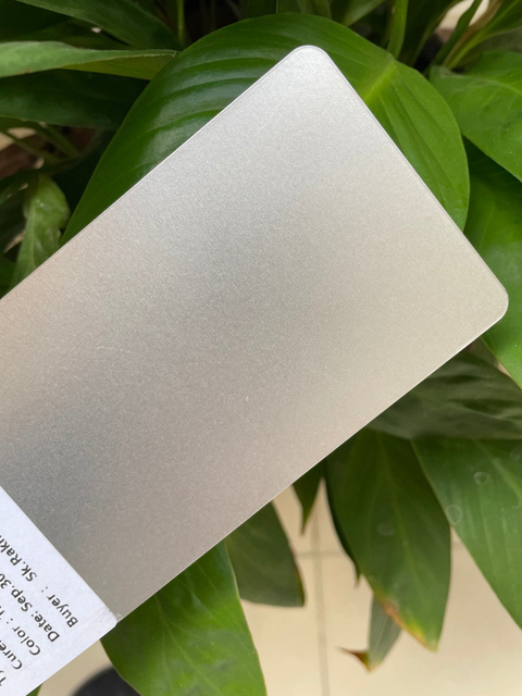 Golden Sliver Metallic Powder Coating Spraying on Furniture