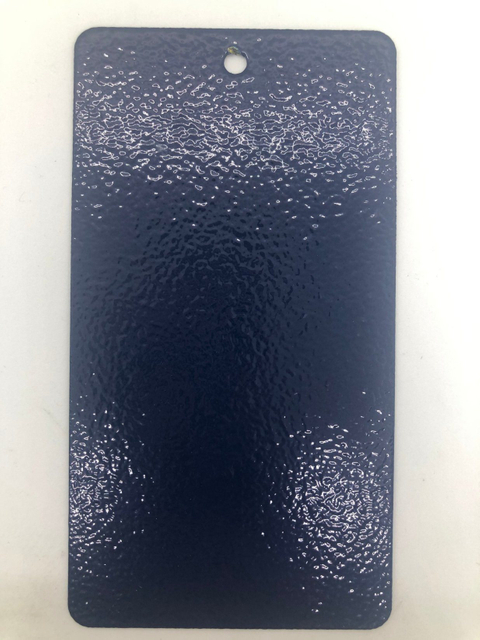 Ga Electrostatic Powder Coating Powder, Dark Blue Wrinkle Epoxy Powder Coating, Polyester Powder Coaing Plant
