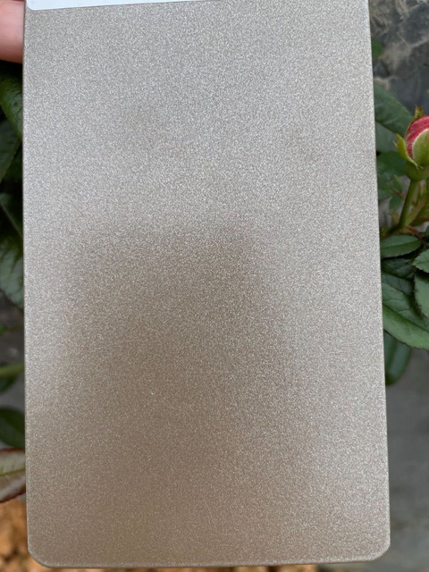Epoxy Polyester Electrostatic Powder Coating with SGS Gold Color Mesh Structure Powder Coating